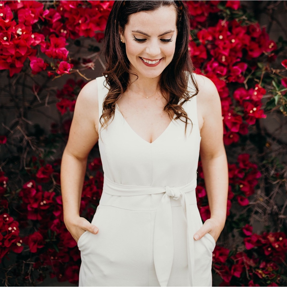 Modern Citizen Cream Jumpsuit